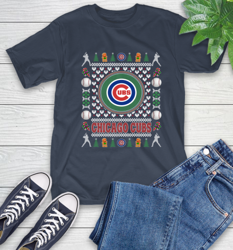 Chicago Cubs Merry Christmas MLB Baseball Loyal Fan Ugly Shirt 3