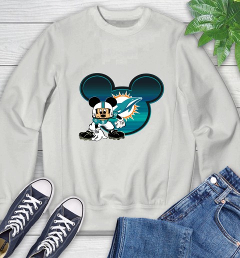 NFL Miami Dolphins Mickey Mouse Disney Football T Shirt Sweatshirt 5