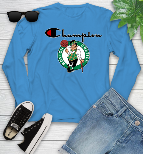 NBA Basketball Boston Celtics Champion Shirt Youth Long Sleeve 5