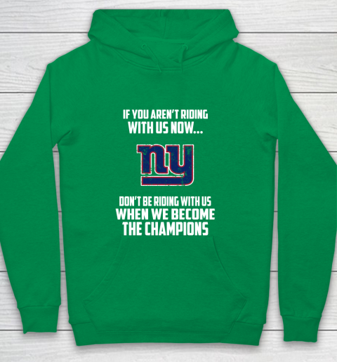 NFL New York Giants Football We Become The Champions Youth Hoodie 4