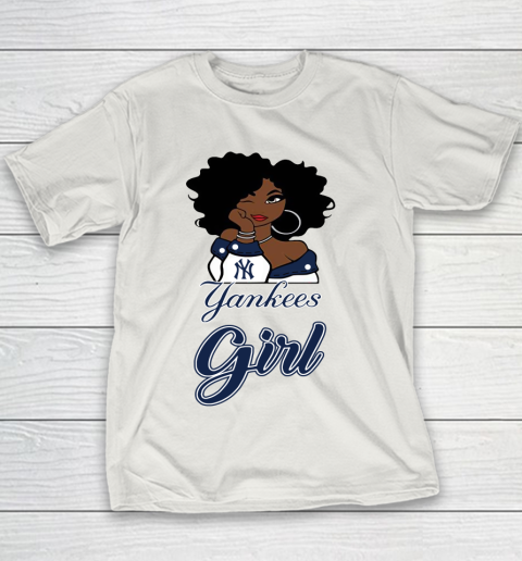 New York Yankeess Girl MLB Youth T-Shirt 11
