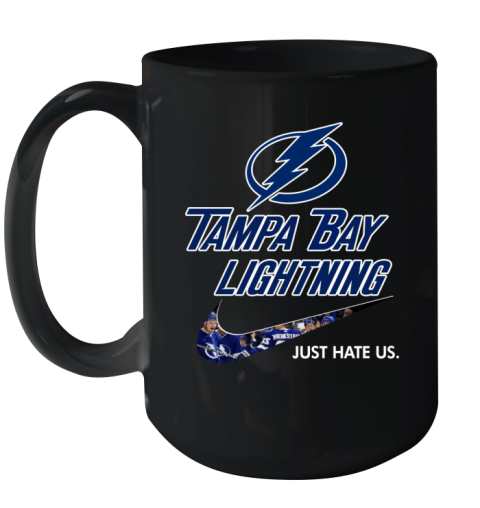 NHL Tampa Bay Lightnings x Nike Just Hate Us o6ng nhltampa bay lightnings x nike just hate us ceramic mug 150 54 front black
