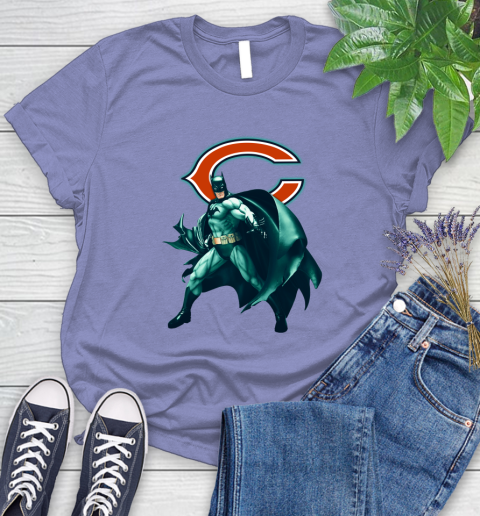 NFL Batman Football Sports Chicago Bears Women's T-Shirt 11