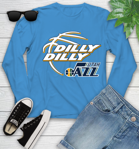 NBA Utah Jazz Dilly Dilly Basketball Sports Youth Long Sleeve 7