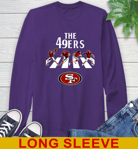 NFL Football San Francisco 49ers The Beatles Rock Band Shirt Long Sleeve  T-Shirt | Tee For Sports