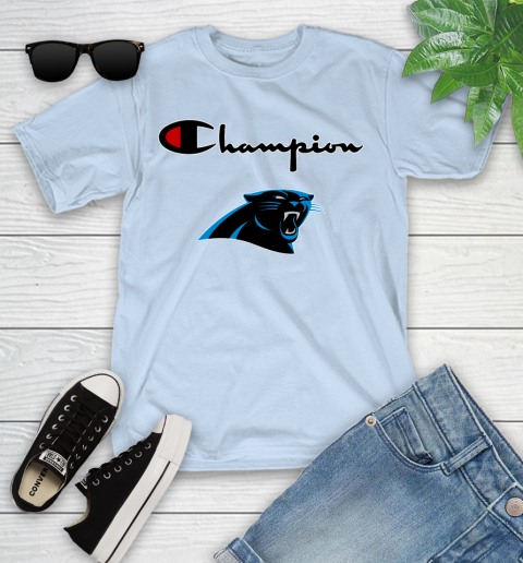 NFL Football Carolina Panthers Champion Shirt Youth T-Shirt 5
