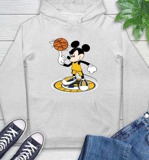 NBA Basketball Indiana Pacers Cheerful Mickey Disney Shirt Hoodie 2