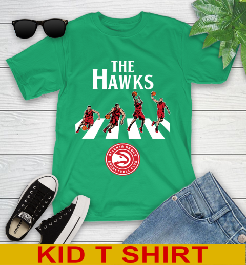 NBA Basketball Atlanta Hawks The Beatles Rock Band Shirt Youth T-Shirt 7
