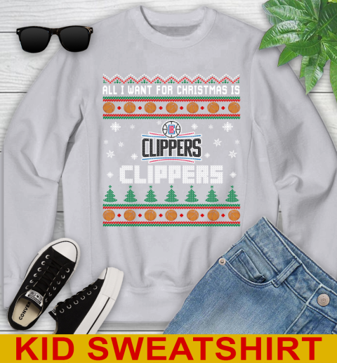 NBA All I Want For Christmas Is Los Angeles Clippers Basketball Sports 111