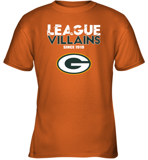 League Villains Since 1919 Green Bay Packers Youth T-Shirt - Rookbrand