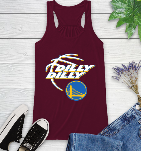 NBA Golden State Warriors Dilly Dilly Basketball Sports Racerback Tank 3