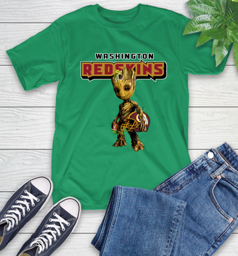 Washington Redskins NFL Football Groot Marvel Guardians Of The Galaxy T-Shirt 7