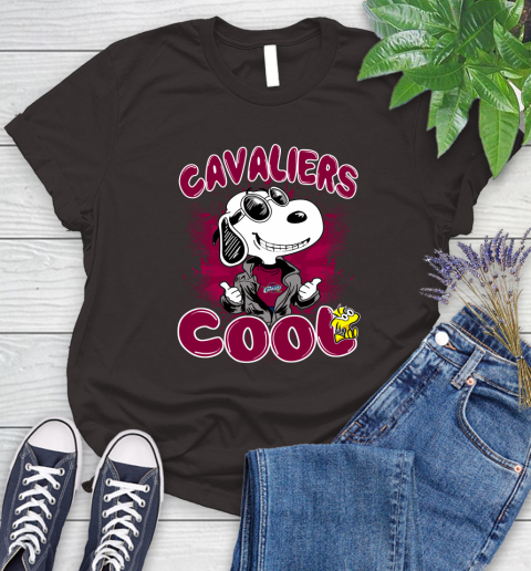 NBA Basketball Cleveland Cavaliers Cool Snoopy Shirt Women's T-Shirt 9