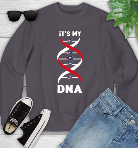 Columbus Blue Jackets NHL Hockey It's My DNA Sports Youth Sweatshirt 6 Columbus Blue Jackets NHL Hockey It's My DNA Sports Youth Sweatshirt - Image 6