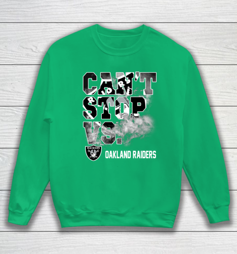 NFL Oakland Raiders Can't Stop Vs Sweatshirt 5
