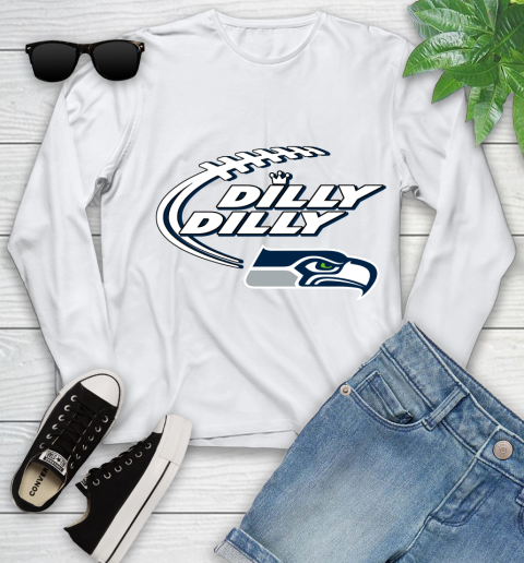 NFL Seattle Seahawks Dilly Dilly Football Sports Youth Long Sleeve