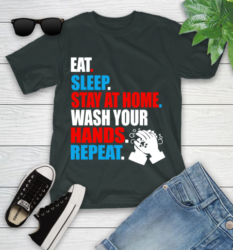 Coronavirus Shirt  Eat Sleep Stay At Home Wash Your Hands Repeat Shirt 98