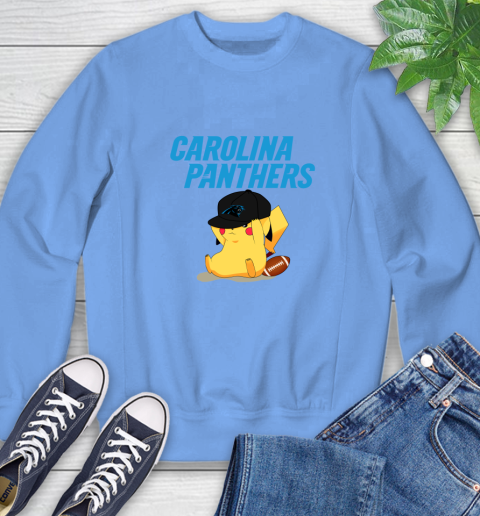 NFL Pikachu Football Sports Carolina Panthers Sweatshirt 11