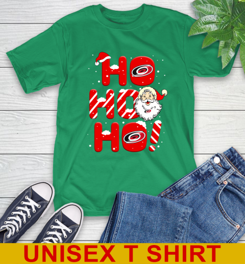 Carolina Hurricanes NHL Hockey Ho Ho Ho Santa Claus Merry Christmas Shirt T-Shirt 7