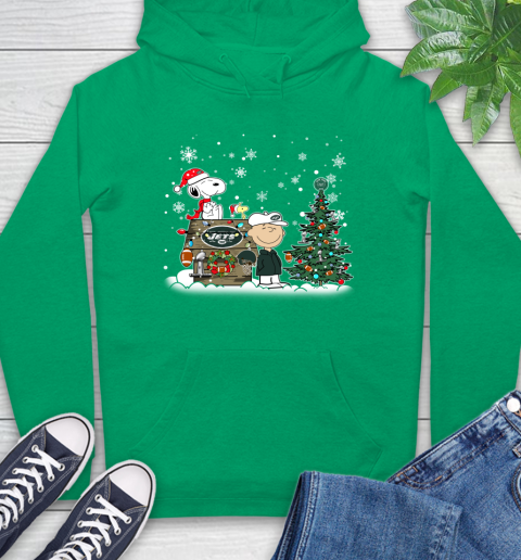 NFL New York Jets Snoopy Charlie Brown Christmas Football Super Bowl Sports Hoodie 8