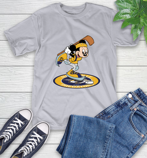 NHL Hockey Nashville Predators Cheerful Mickey Disney Shirt T-Shirt 6