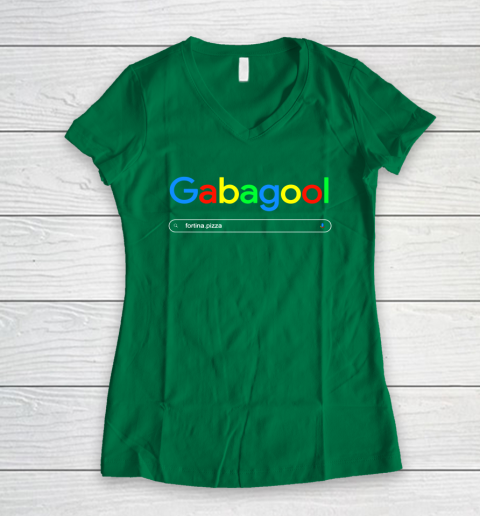Gabagool Google Women's V-Neck T-Shirt 3