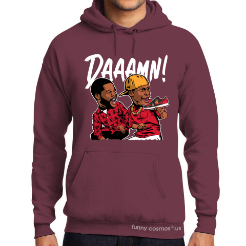 Air Jordan 1 CNY Matching Sneaker Shirt Damn Meme Red And Black Sneaker Red Shirt