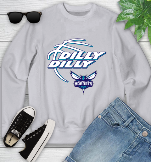 NBA Charlotte Hornets Dilly Dilly Basketball Sports Youth Sweatshirt 4