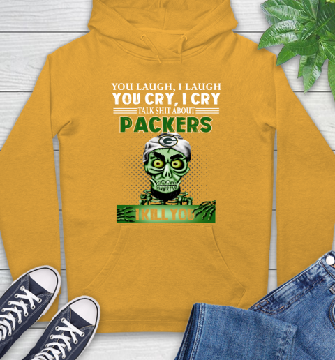 NFL Talk Shit About Green Bay Packers I Kill You Achmed The Dead Terrorist Jeffrey Dunham Football Hoodie 2