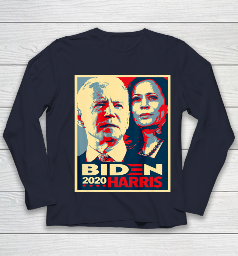 Joe Biden Kamala Harris Hope  Biden Harris 2020 Youth Long Sleeve 3