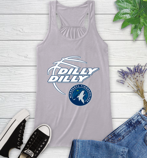 NBA Minnesota Timberwolves Dilly Dilly Basketball Sports Racerback Tank 5