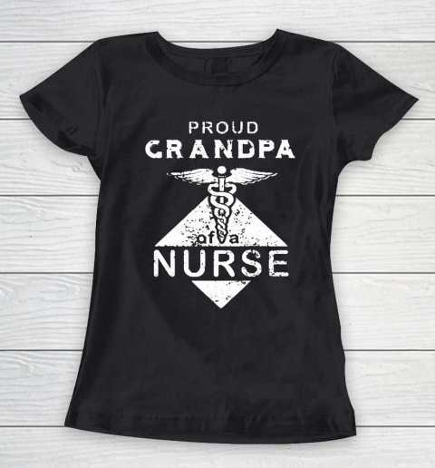 Grandpa Funny Gift Apparel  Proud Grandpa Of Nurse Men Nurse Family Women's T-Shirt