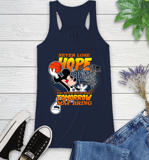 New Orleans Pelicans NBA Basketball Mickey Disney Never Lose Hope Racerback Tank 10