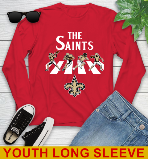 NFL Football New Orleans Saints The Beatles Rock Band Shirt Youth Long Sleeve 11
