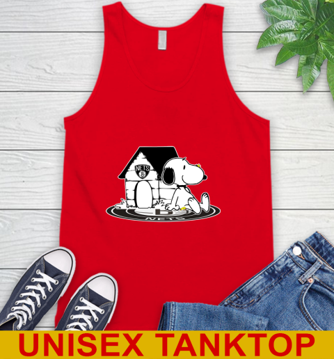 NBA Basketball Brooklyn Nets Snoopy The Peanuts Movie Shirt Tank Top 6