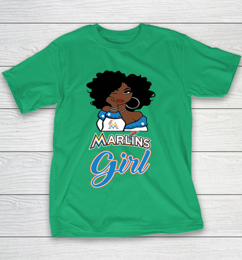 Miami Marlinss Girl MLB Youth T-Shirt 6