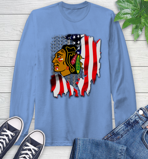 Blackhawks shirt shop chicago flag