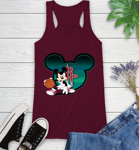 NBA Houston Rockets Mickey Mouse Disney Basketball Racerback Tank 3