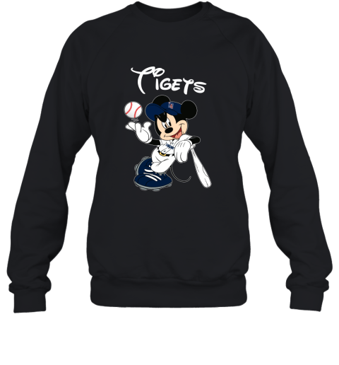 Baseball Mickey Team Detroit Tigers Sweatshirt