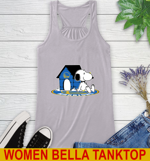 NBA Basketball Golden State Warriors Snoopy The Peanuts Movie Shirt Racerback Tank 5