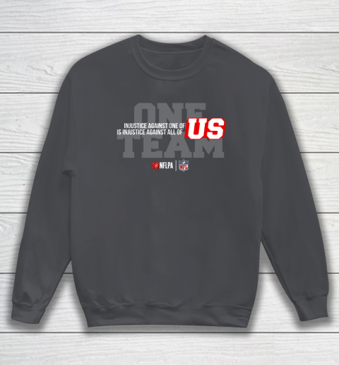 NFL End Racism Print In Front And Back Sweatshirt 4
