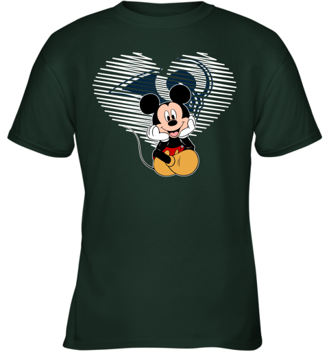 NFL Los Angeles Rams The Heart Mickey Mouse Disney Football T Shirt PSzBU0Bw0Gq youth t shirt 26 95 151514 front forest green