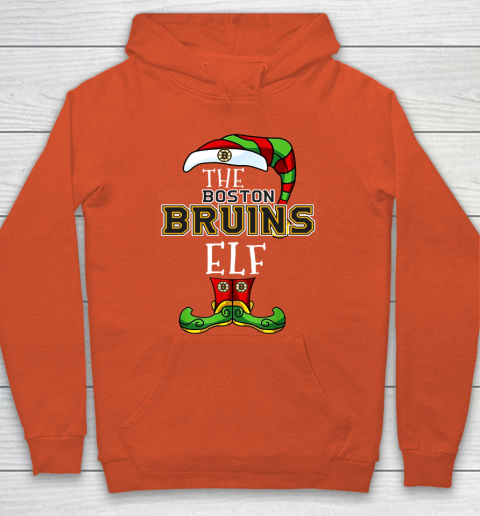 Boston Bruins Christmas ELF Funny NHL Hoodie 3