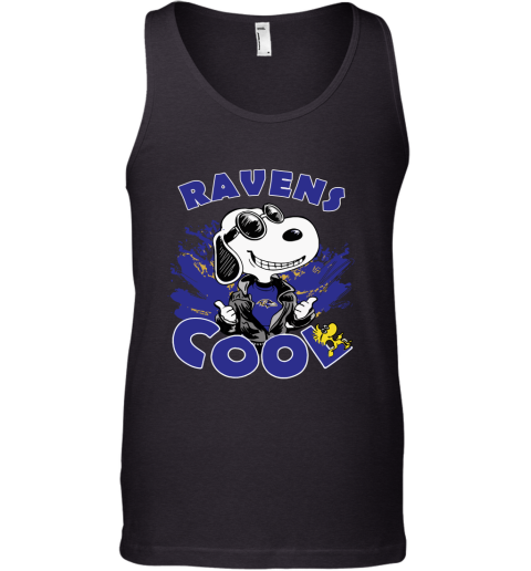Baltimore Ravens Snoopy Joe Cool We're Awesome Tank Top