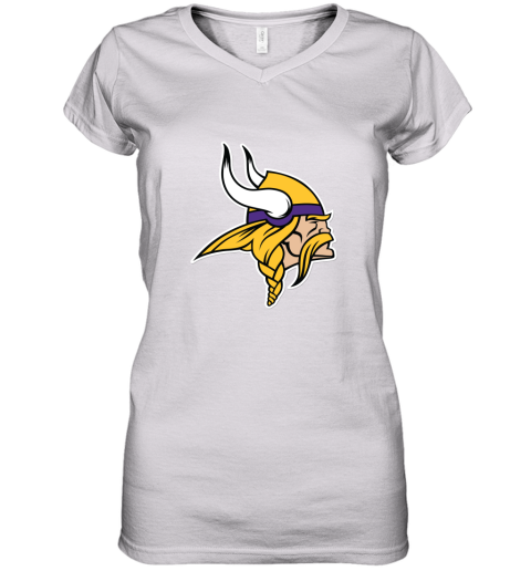 Minnesota Vikings NFL Pro Line Gray Victory Women's V-Neck T-Shirt