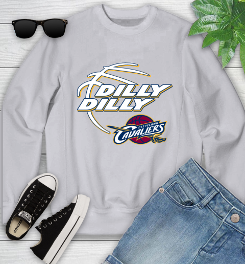 NBA Cleveland Cavaliers Dilly Dilly Basketball Sports Youth Sweatshirt 4