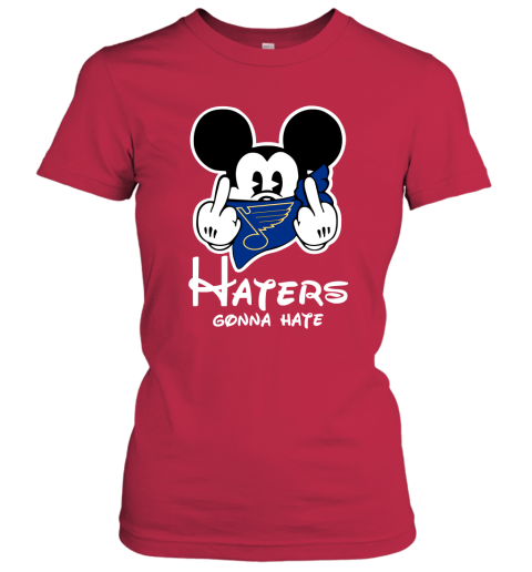 St Louis Blues Shirt Mickey Mouse Hey Haters St Louis Blues Gift