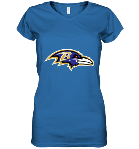 Men_s Baltimore Ravens NFL Pro Line by Fanatics Branded Gray Victory Arch T Shirt 2 Women's V-Neck T-Shirt
