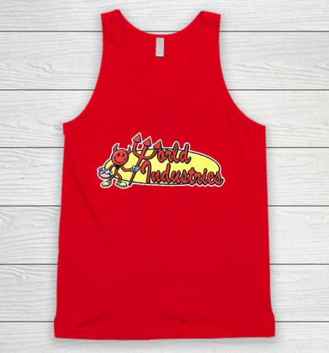 World Industries Devil Satan Hook Ups Skate Hookups Hook Ups Vintage 90's Tank Top 5