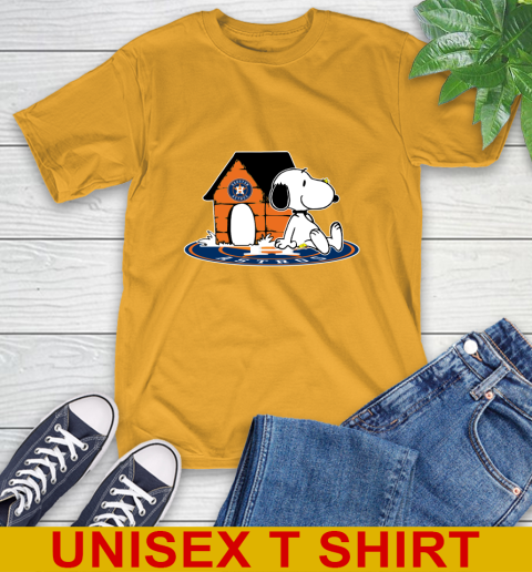 MLB Baseball Houston Astros Snoopy The Peanuts Movie Shirt T-Shirt 3
